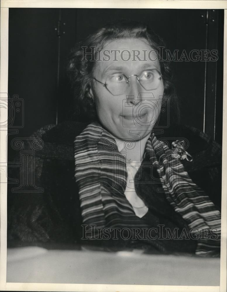 1937 Press Photo Anna McDole mother 15 yr old Eileen Ann strychnine poisoning - Historic Images