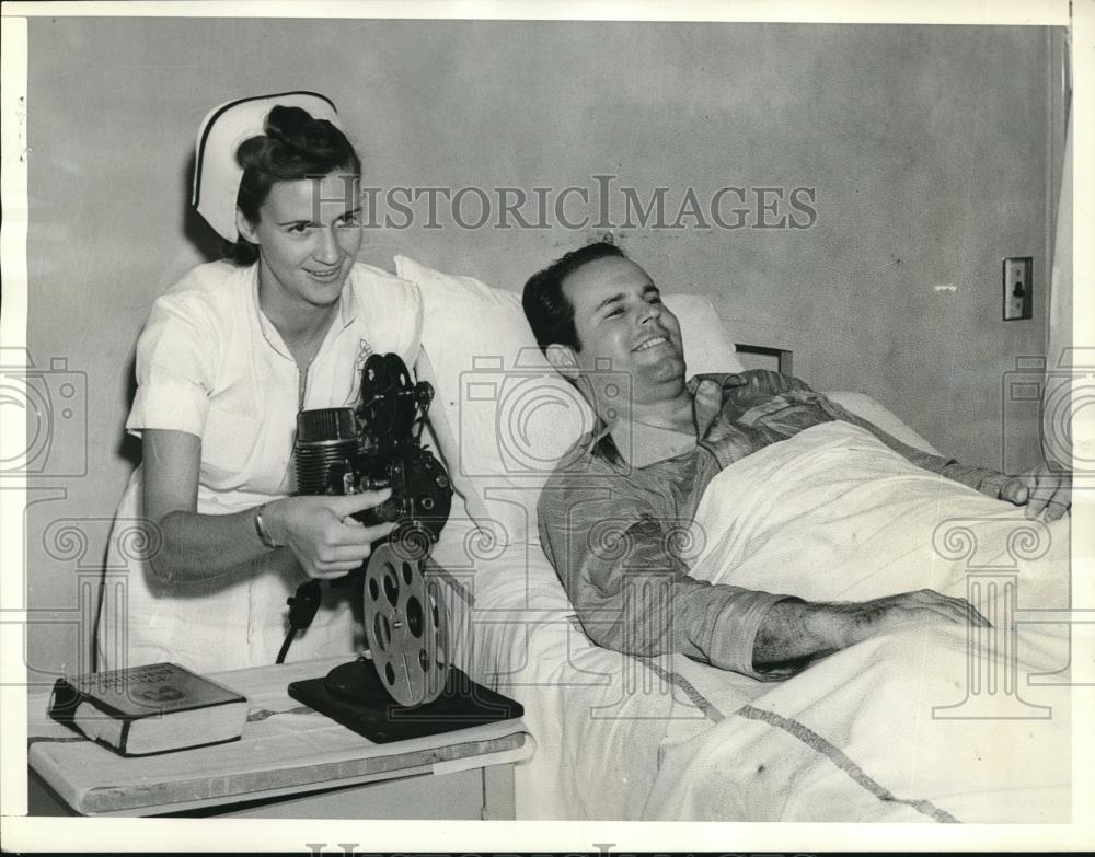 1938 Press Photo Ralph Guldahl National Open Golf Champion After Surgery - Historic Images