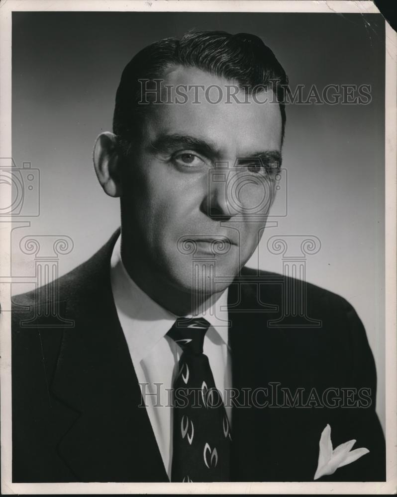 1950 Press Photo Tom C. Campbell, Editor - Historic Images