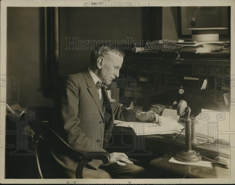 1918 Press Photo William G. Willcox, Re-Elected President Board of Education - Historic Images