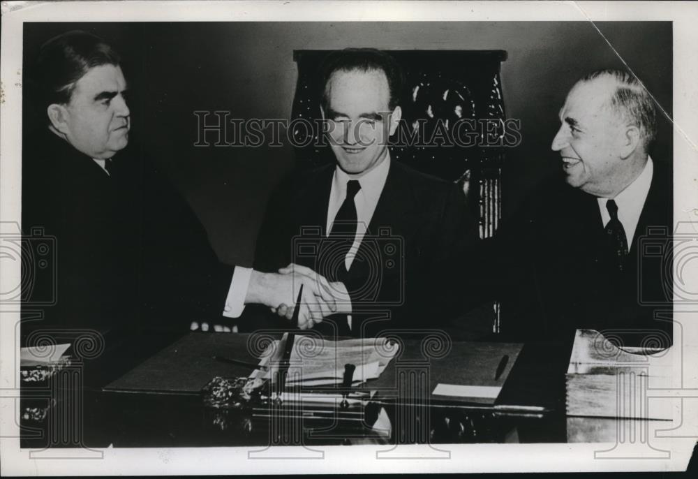 1940 Press Photo Lewis, Murphy and Chrysler - Historic Images