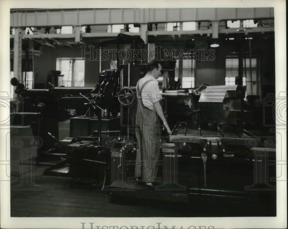 1936 Press Photo US Naval Factory Washington DC - Historic Images