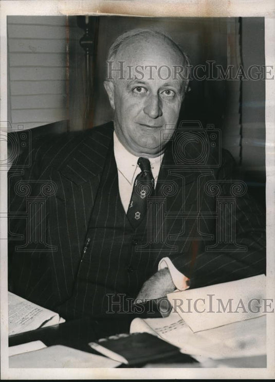 1939 Press Photo Roger Whiteford elected president of Associated Gas & Elec Co - Historic Images