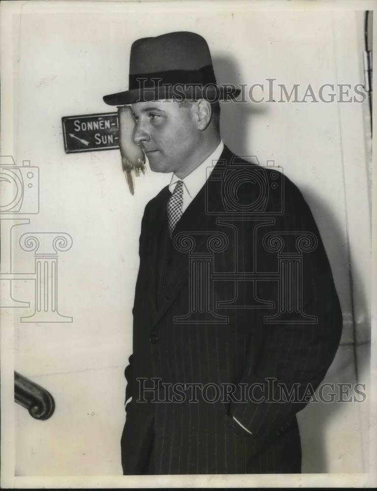 1935 Press Photo Henry S. Morgan heads JP Morgan Assoc Co. - Historic Images