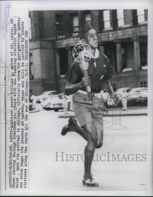 1959 Press Photo William L. Moore pan-American games - Historic Images