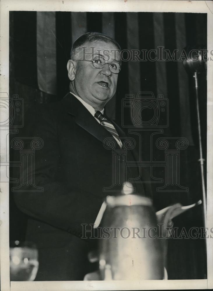 1935 Press Photo Harold L. Ickes, Sec of the Interior in D.C. - Historic Images