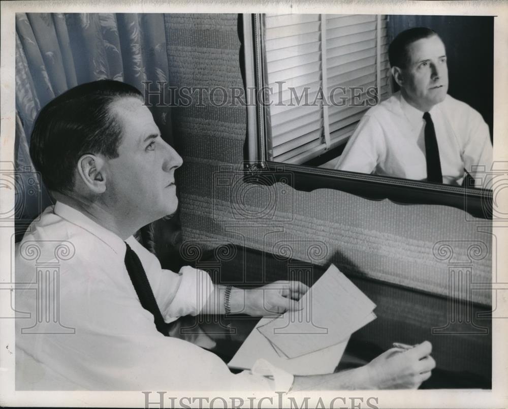 1950 Press Photo Don Ebright, Govenor Nominee of Ohio - Historic Images