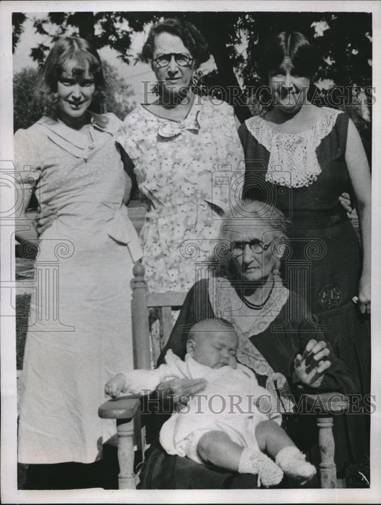 1935 Press Photo LA,Calif. Mrs Wixon,82 Mrs S Munsey,Mrs L Meisner,Mrs Stewart - Historic Images