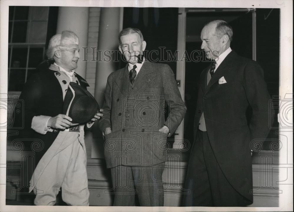 1937 Press Photo American Legion, AP Marcarwell, former VP C Dawes,J Appleton - Historic Images