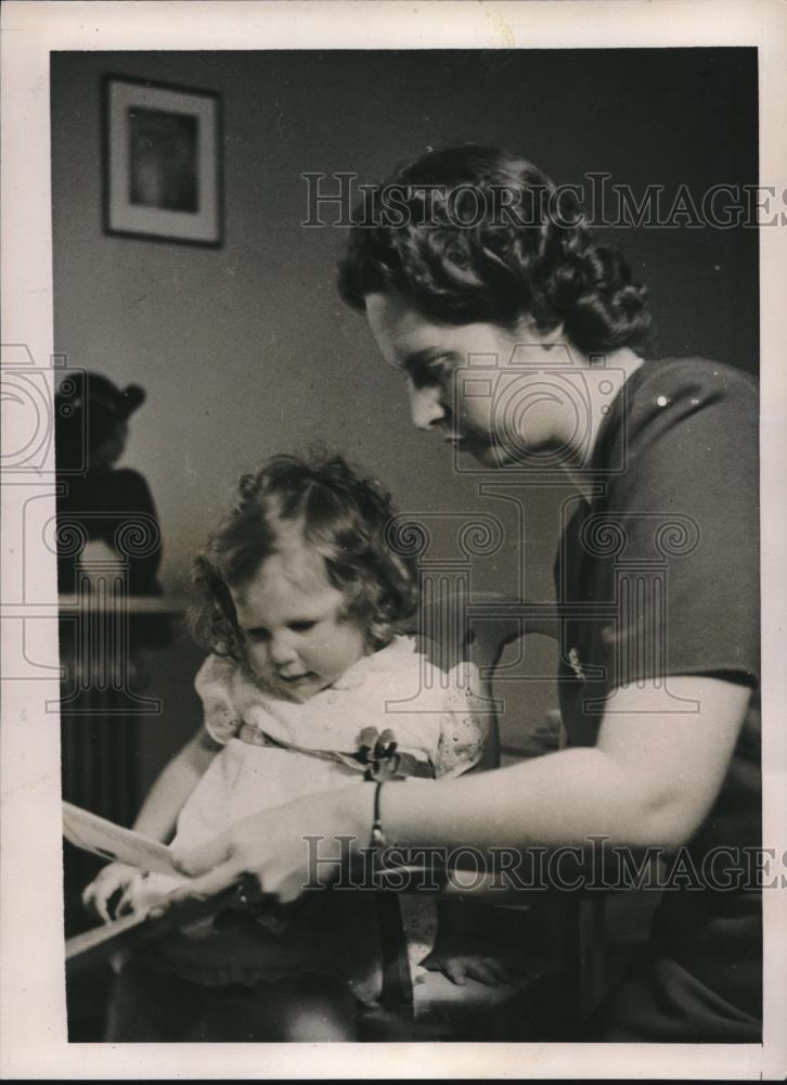 1940 Press Photo Princess Siylla, Princess Desiree Swedish - Historic Images