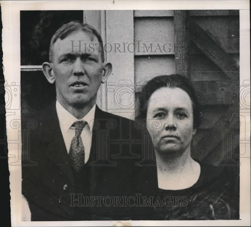 1940 Press Photo Stockton, Md Harvey Pilchard & wife farmer who was slain - Historic Images