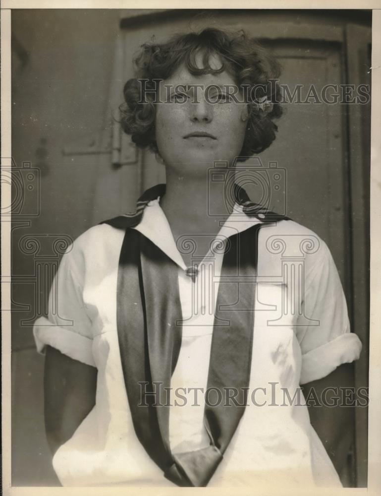 1930 Press Photo Mildred Meyer of Point Loma High School is May Queen - Historic Images