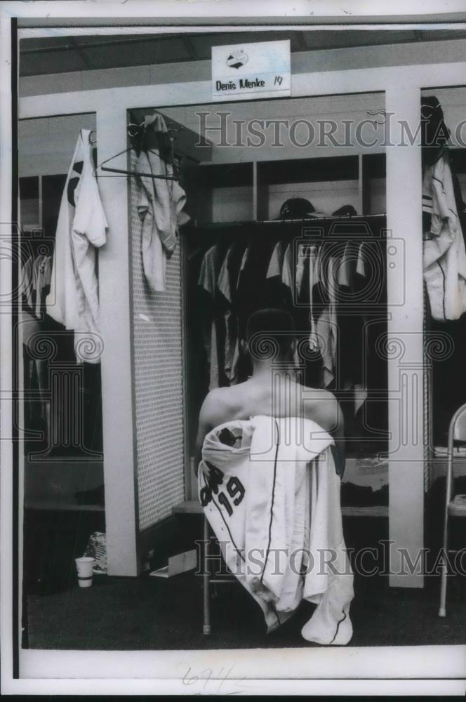 1967 Press Photo Braves-Giants Dennis Menke - Historic Images