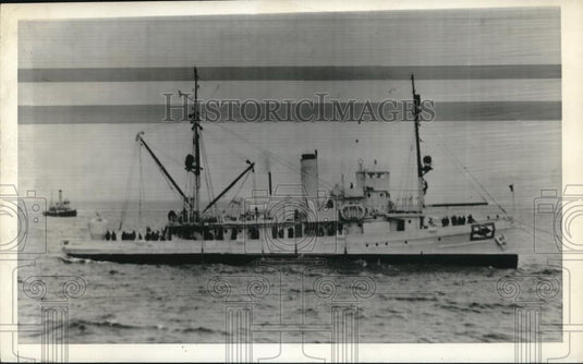 Press Photo Close Up of "Falcon" with Bell on Seen at Scene of Actioin - Historic Images