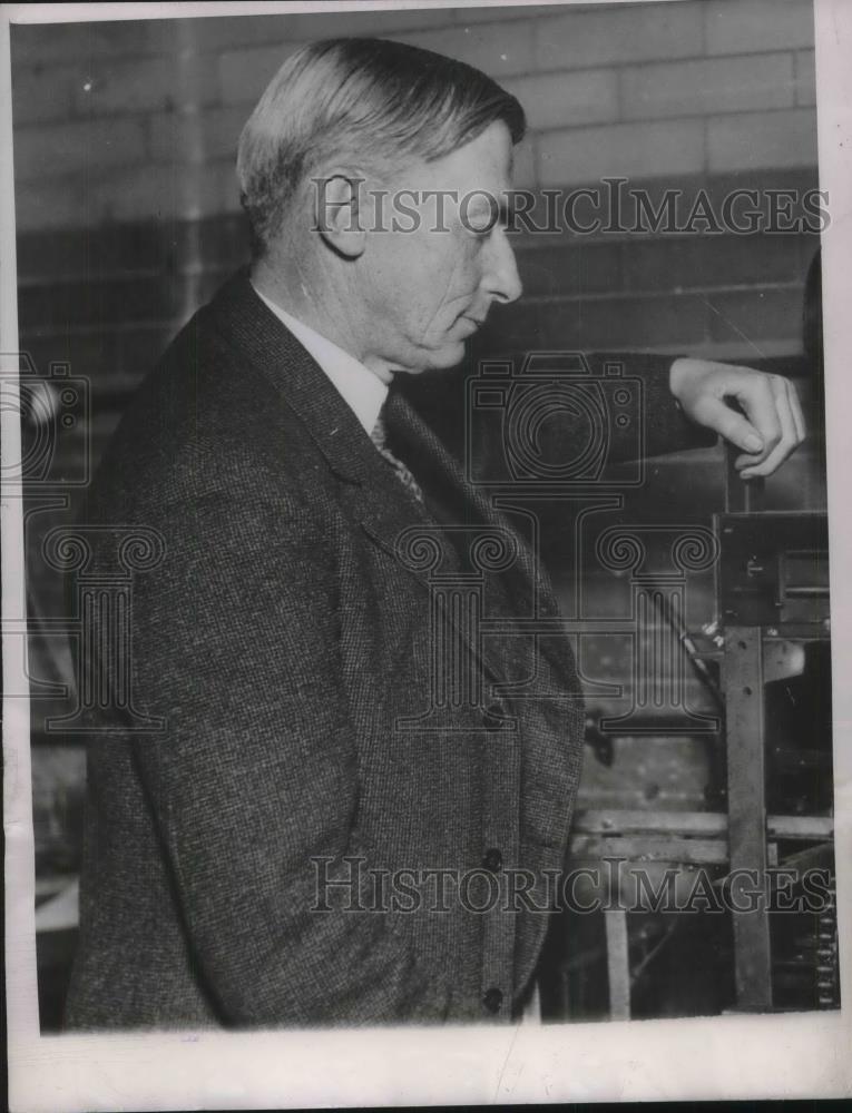 1951 Press Photo Nuclear Scientist William Harkins Dies - neb83561 - Historic Images