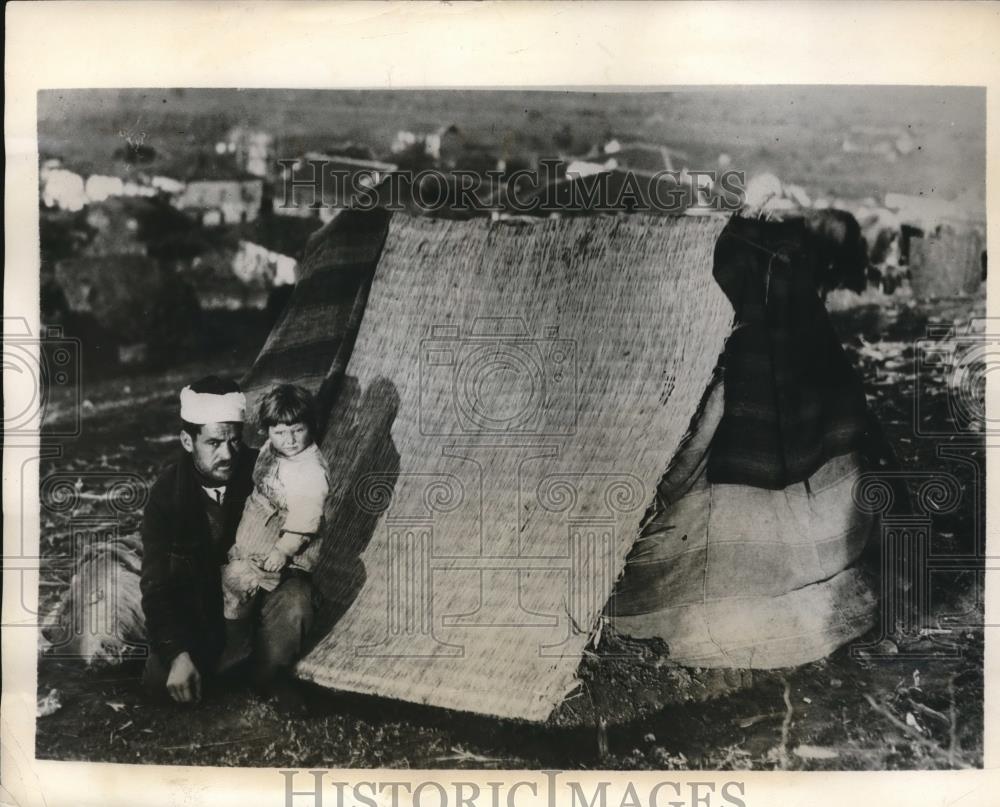 1931 Press Photo Valendov, Serbia families homeless after earthquake - Historic Images