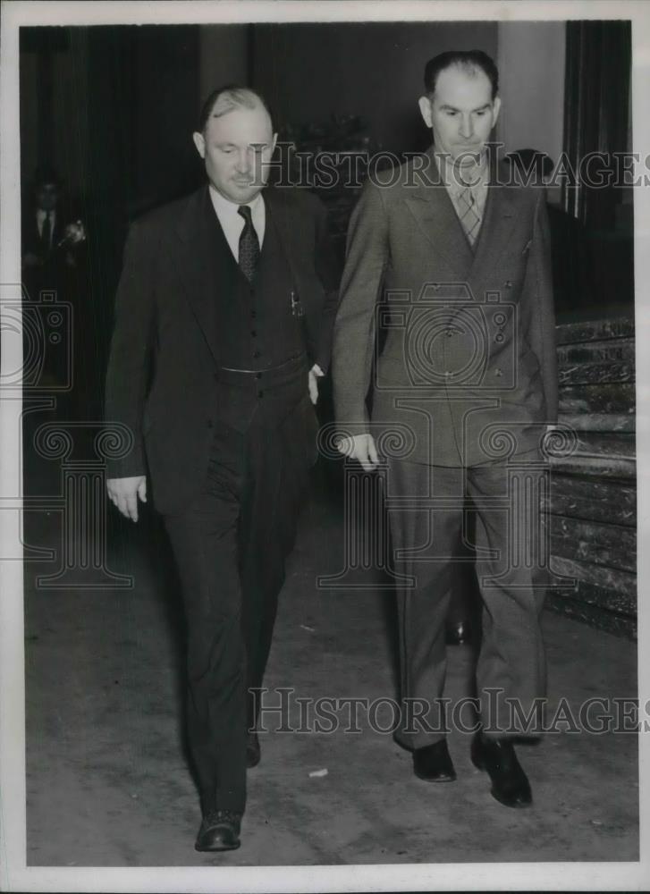 1938 Press Photo Robert O&#39;Connor, father of Mary O&#39;Connor who killed Nancy Glenn - Historic Images