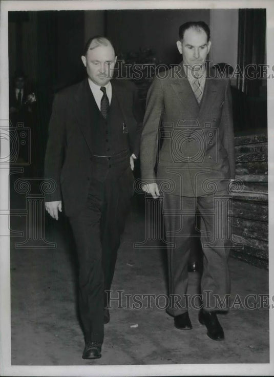 1938 Press Photo Robert O'Connor, father of Mary O'Connor who killed Nancy Glenn - Historic Images
