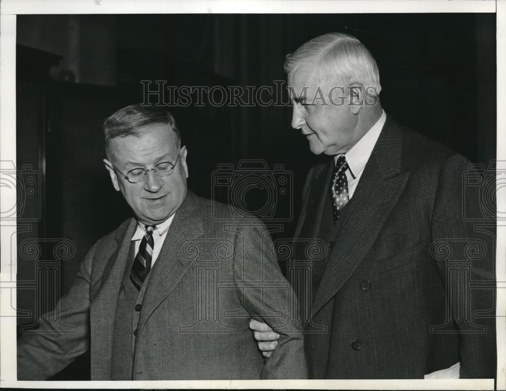 1938 Press Photo Government Officials at Currency Committee in Washington D.C. - Historic Images