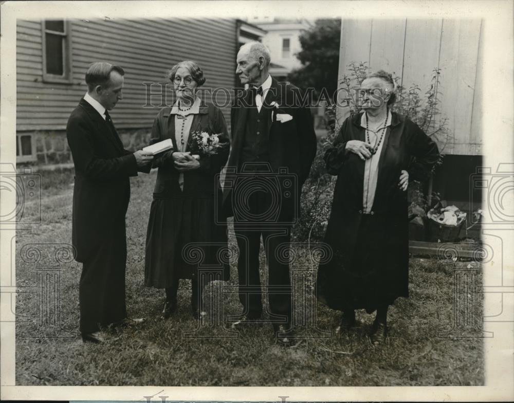 1927 Press Photo Dr. Marvin R. Guice,Elizabeth Taylor,James C. Angus - Historic Images