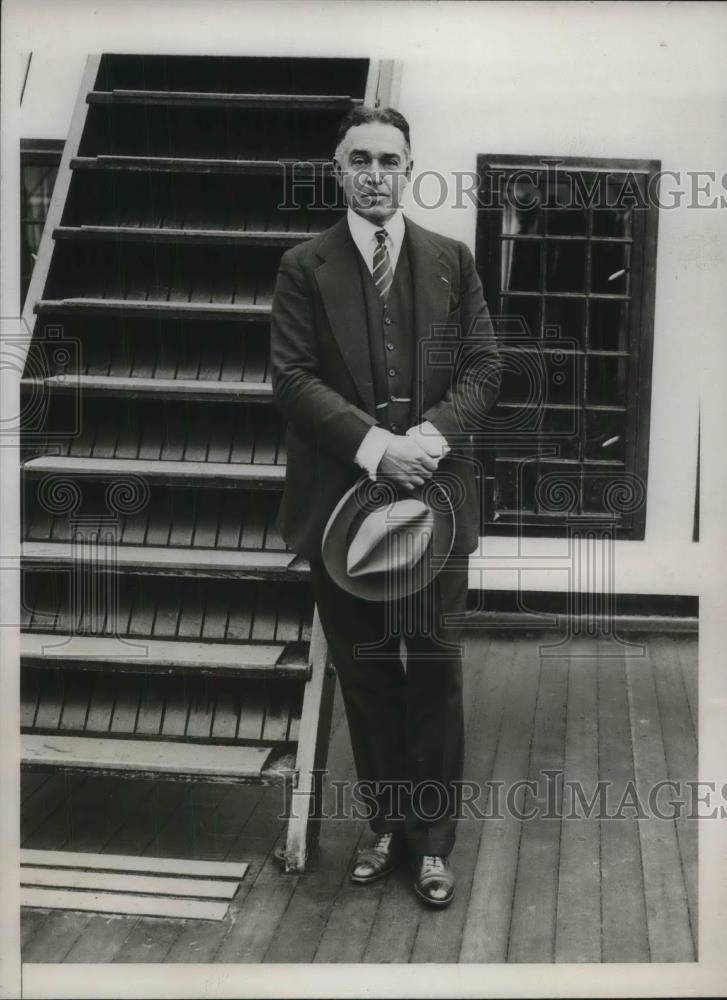 1933 Press Photo Col. John Phillip Hill, former Md Congressman - Historic Images