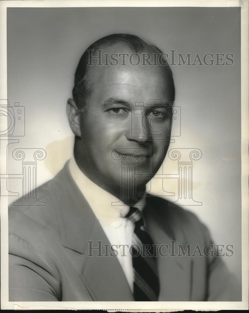 1961 Press Photo Edwin Meade Director Of Commercial Relations - Historic Images