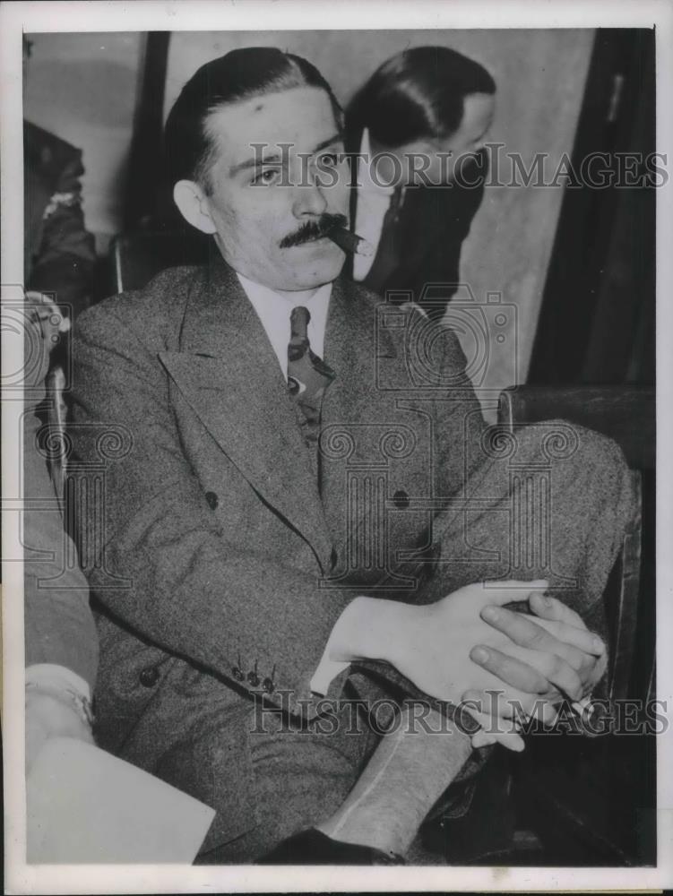 1944 Press Photo Chicago, Ill Dr Homer H Maertz, Fascist leader to be deported - Historic Images