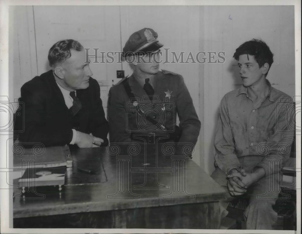 1940 Press Photo William Ling Age 17 Cousin of Missing 3 Year Old Last Saw Her - Historic Images