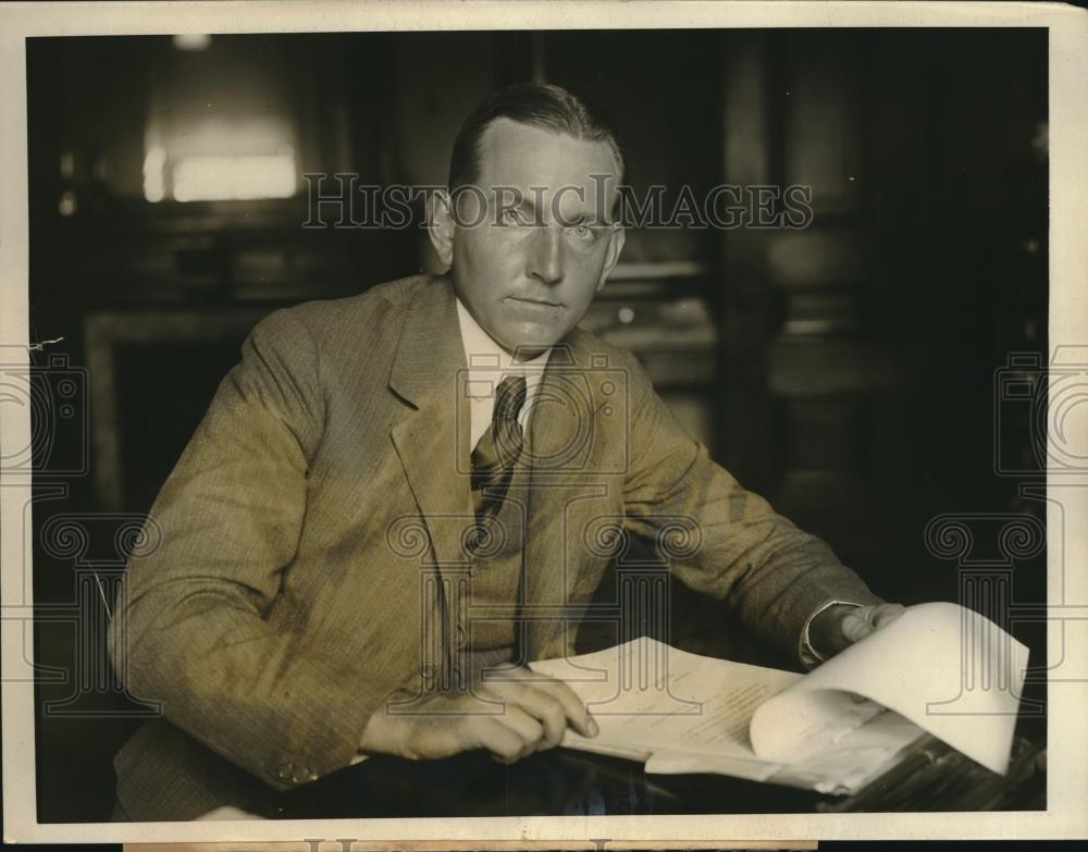 1925 Press Photo White House social sec. J Pierpont Moffatt - Historic Images