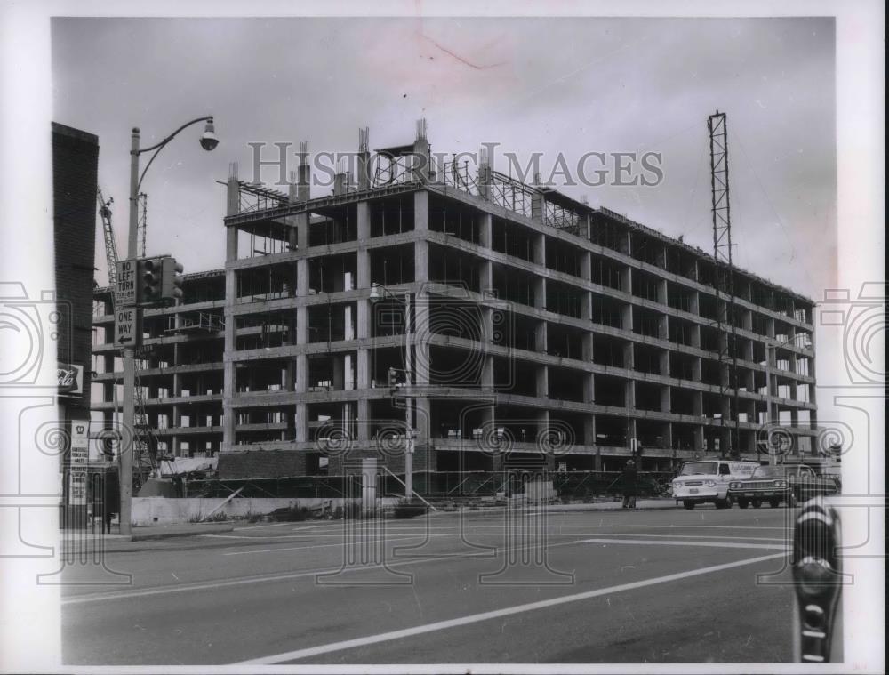 1966 Press Photo public housing for elderly at Vistula Meadows in Toledo, OH - Historic Images