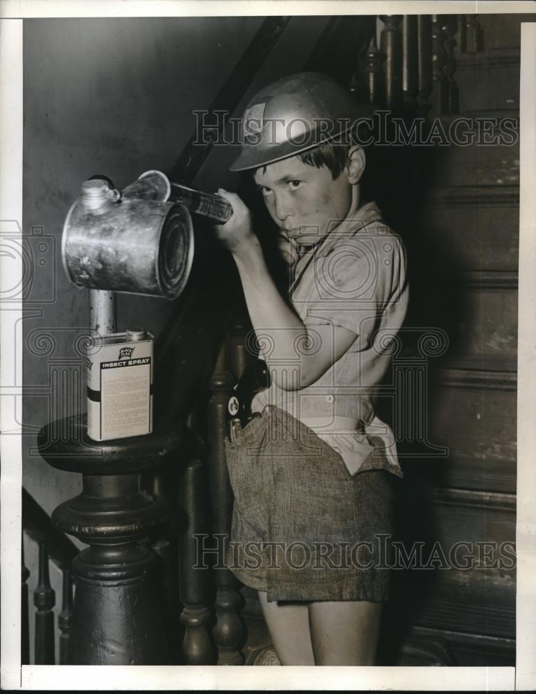 1942 Press Photo Michael Warren Wanted to join Navy - Historic Images