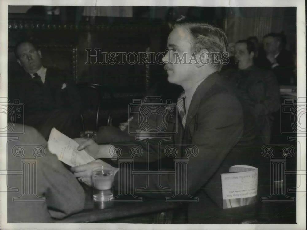 Press Photo David Huston William J. Burns - Historic Images