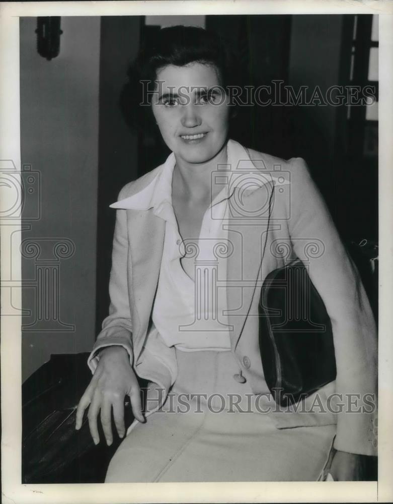 1941 Press Photo Jennie Lee,former Labor member of British Parliament - Historic Images