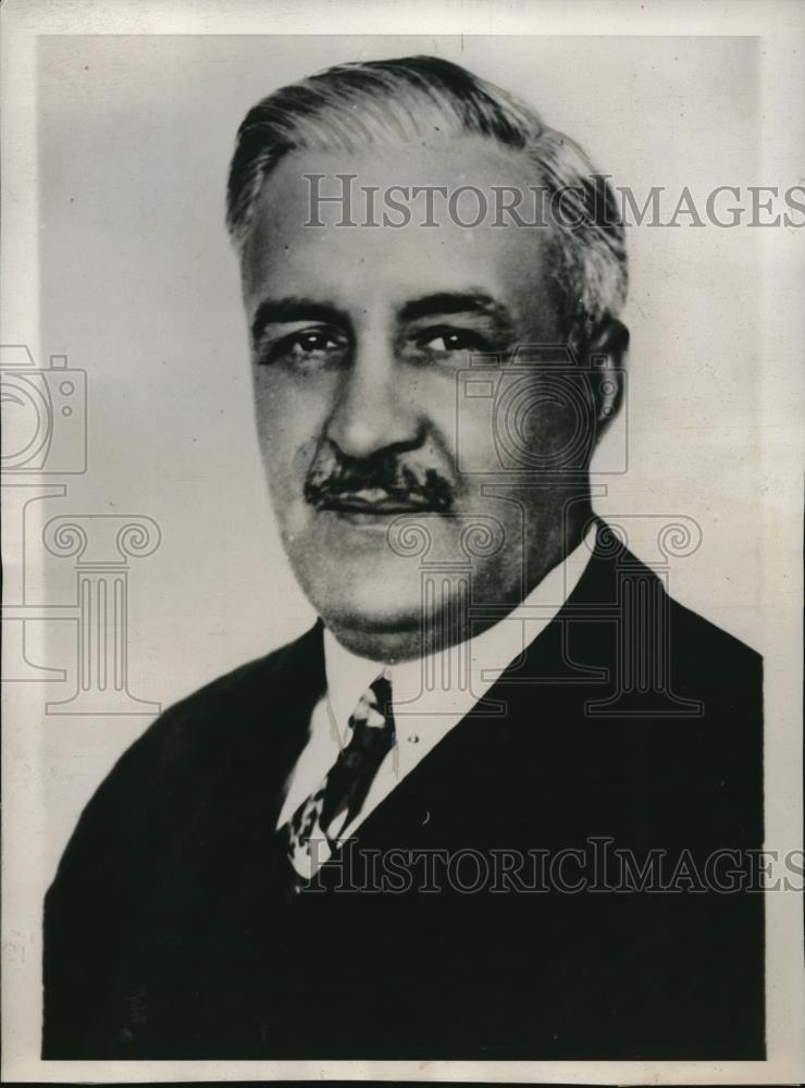 1930 Press Photo M. Naidenoff President Bulgarian parliament - Historic Images