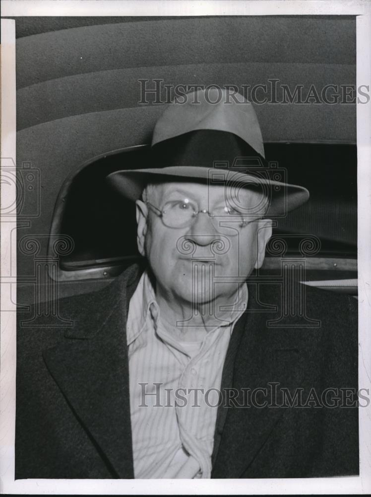 1944 Press Photo Secy of Interior, Harold Ickes in Wash.D.C. - Historic Images