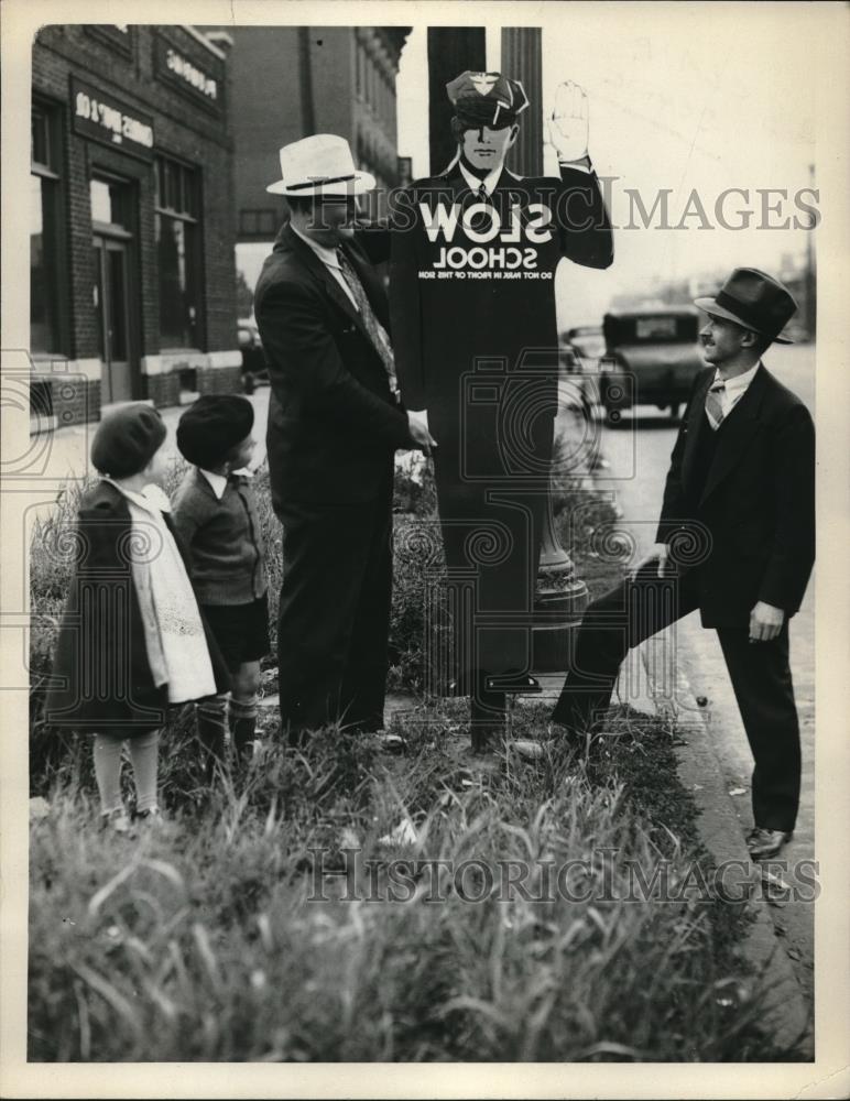 Press Photo St. Clair School, Echo Thomas, Eli Latkovie, W.H. Balk, C. Broemel - Historic Images