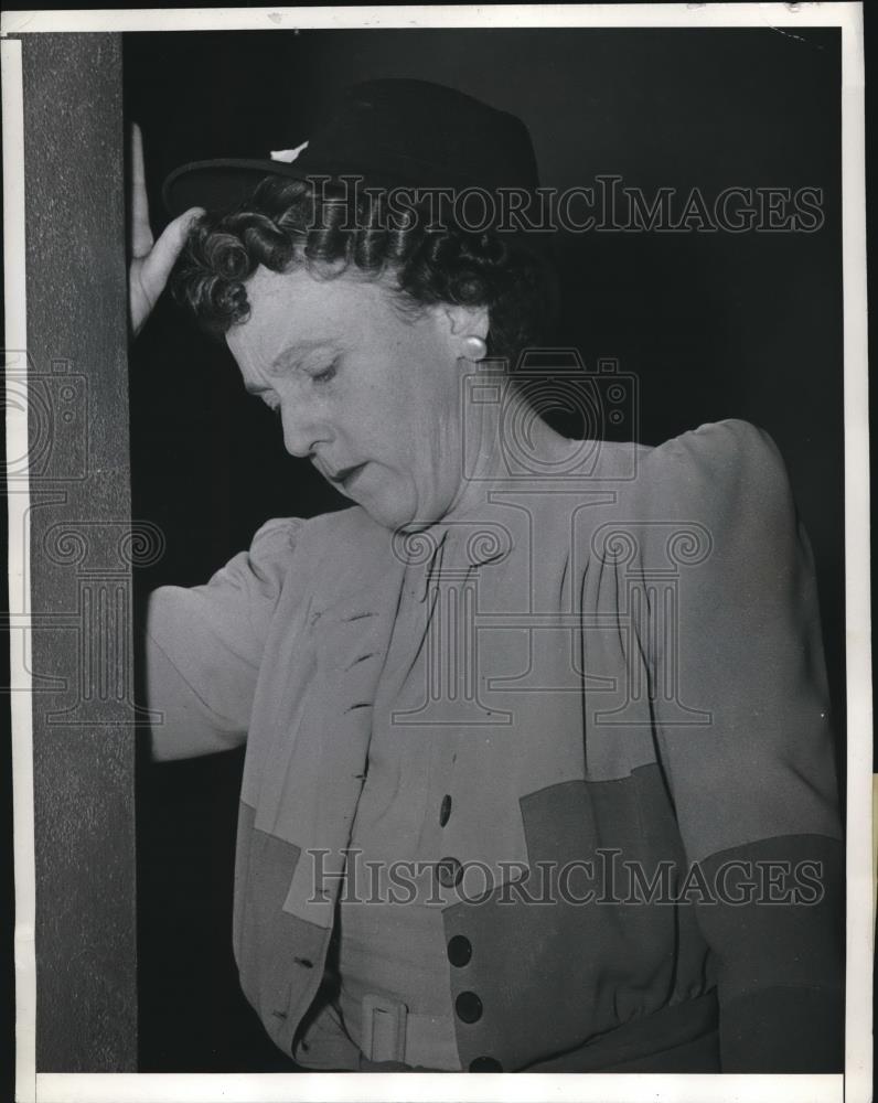 1941 Press Photo Rosa Richards appearing in court &amp; denied annulment - Historic Images