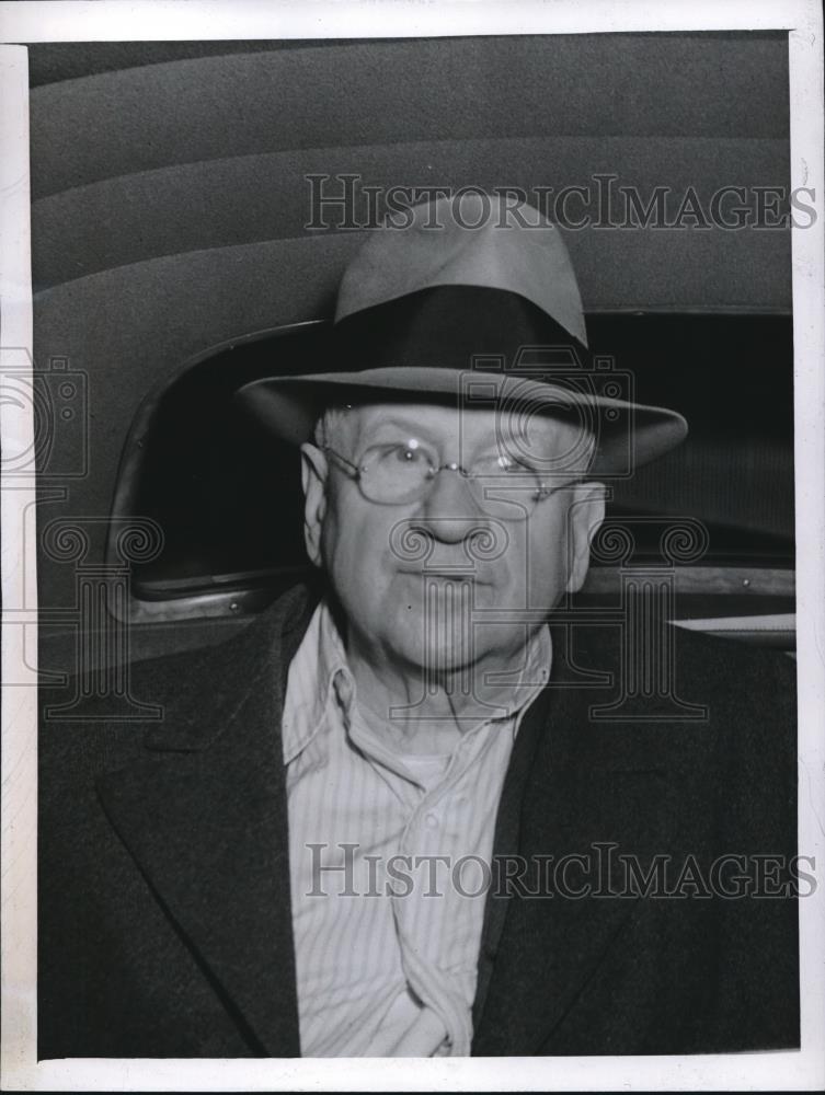 1944 Press Photo Sec of Interior, Harold Ickes in Wash.D.C. - Historic Images