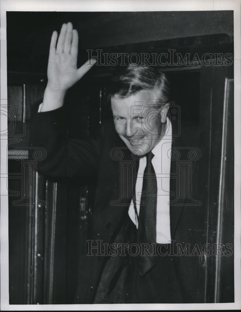 1959 Press Photo Jo Grimmond of England&#39;s Liberal Party - Historic Images