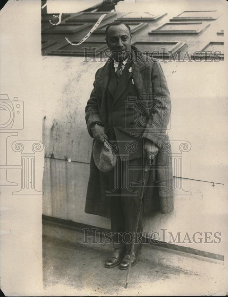 1926 Press Photo NYC, Stanford Comstock to wed Peggy H Joyce - Historic Images