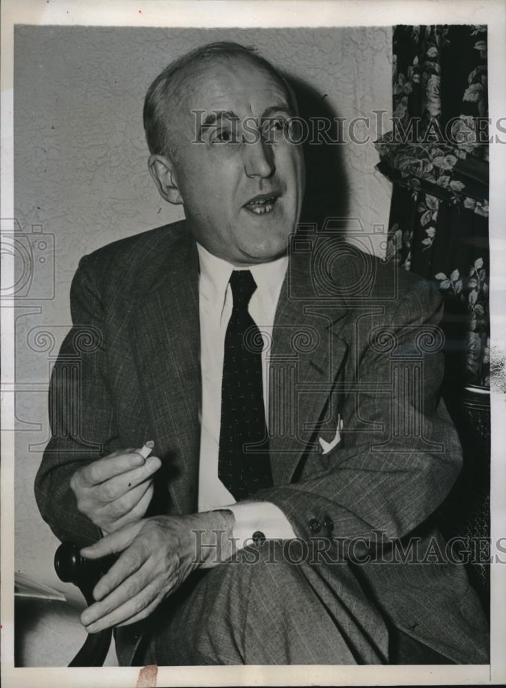 1941 Press Photo Gilbert Redfern Euro Representative - Historic Images