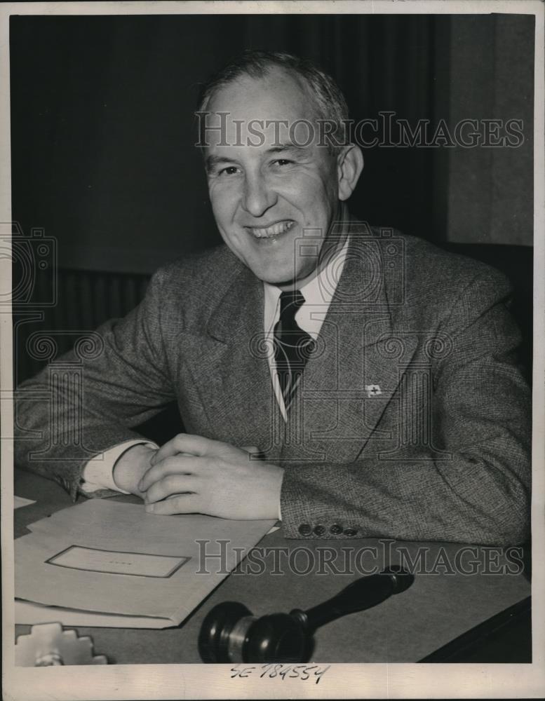 1946 Press Photo Seattle, Wash. Mayor William F Devin wins election - neb87125 - Historic Images