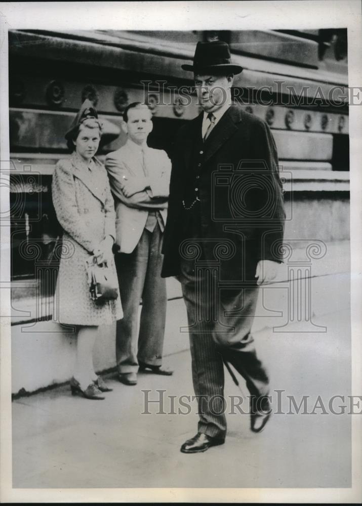 1939 Press Photo London, Sir Thomas Inskip , British Dominions Sec - Historic Images