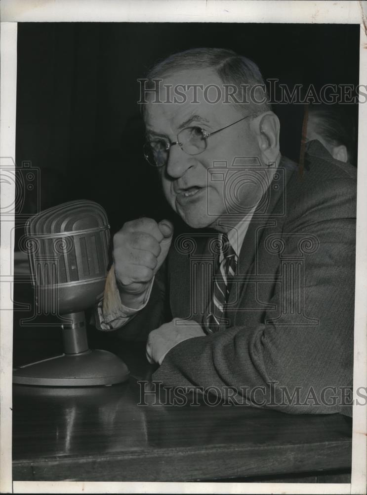 1943 Press Photo Petroleum Coordinator Harold Ickes - neb85722 - Historic Images