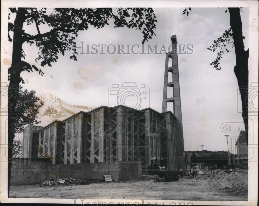 1957 Press Photo St Angsar West Berlin - neb87860 - Historic Images