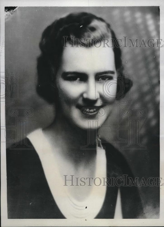 1933 Press Photo Jane Reynolds Junior at the University of Southern California - Historic Images