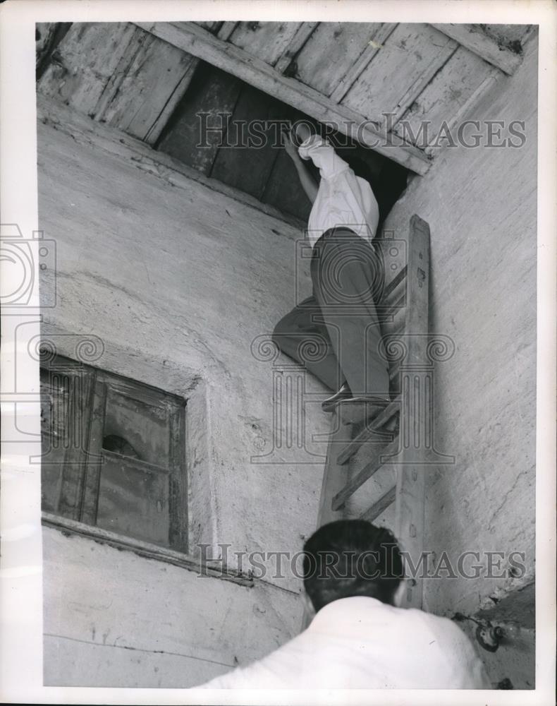 1953 Press Photo Milan Italy Ancient Building - Historic Images