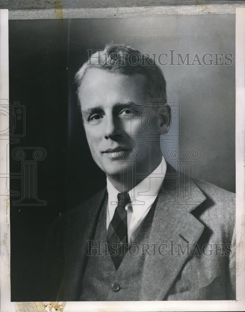 1951 Press Photo Thomas White, head of White Motor Company - Historic Images