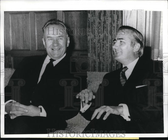 1971 Press Photo Soviet Premier Alexei Kosygin Lucien Lamoureux - Historic Images