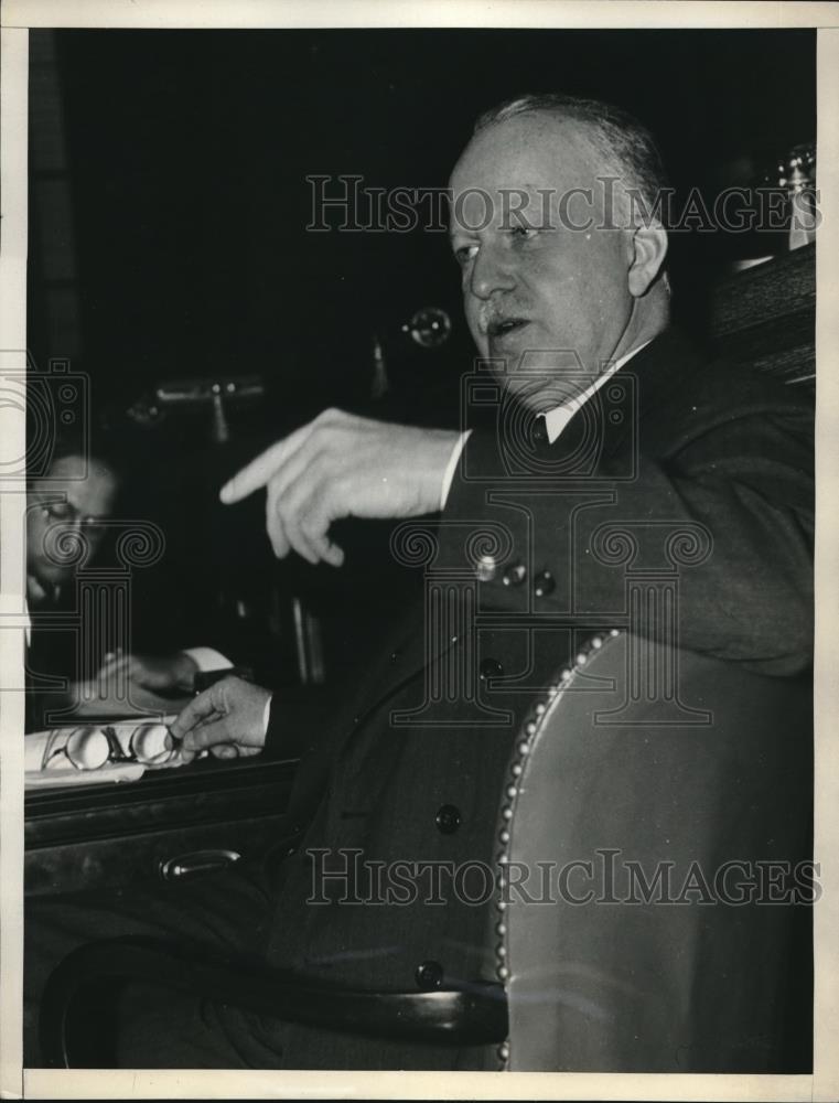 1936 Press Photo AT&amp;T president Walter Gifford in D.C. - neb89378 - Historic Images